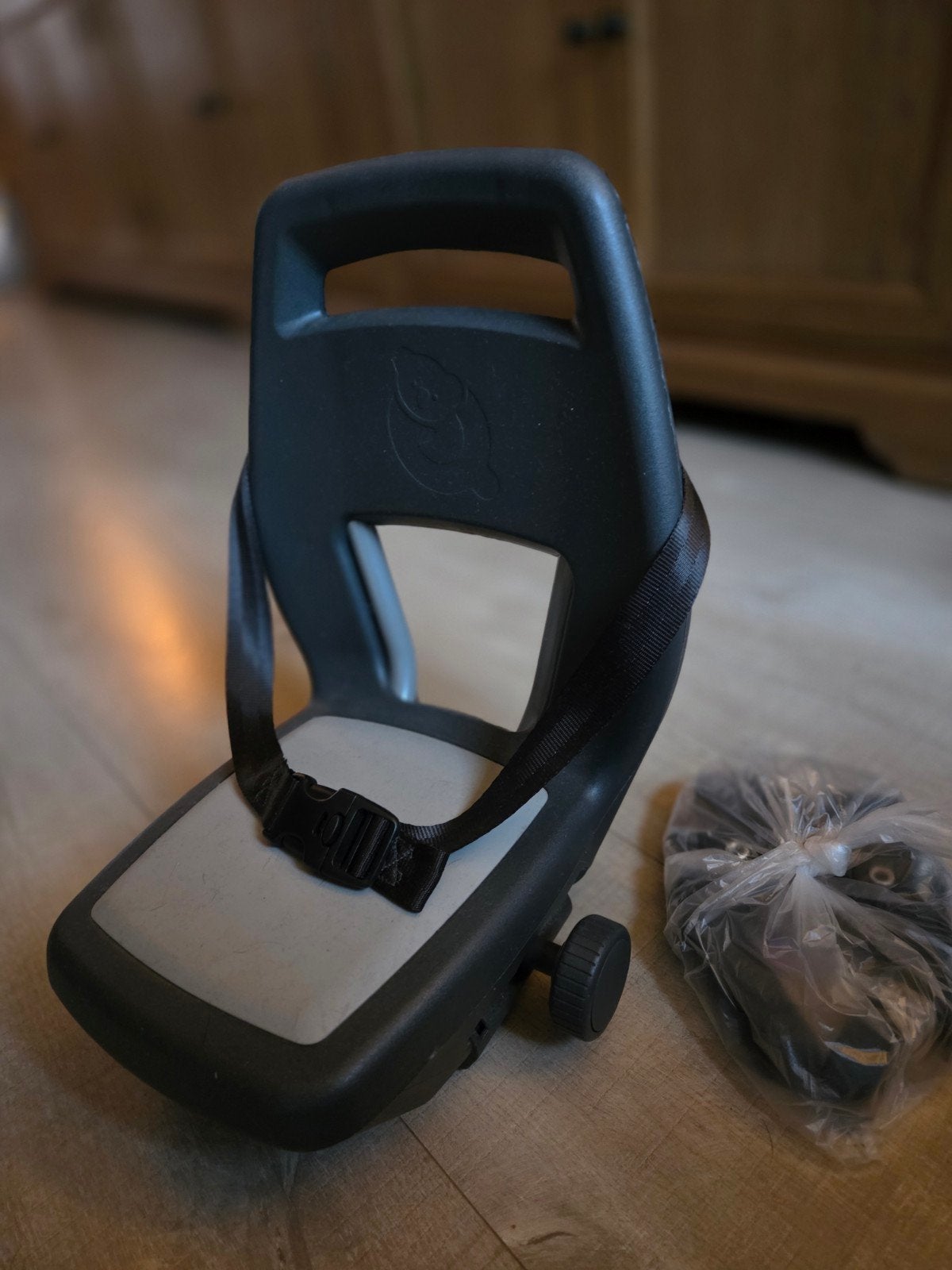 Qibbel fietsstoel + voetsteunen, Fietsen en Brommers, Ophalen, Achterzitje, Voetsteuntjes, 15 t/m 36 kg