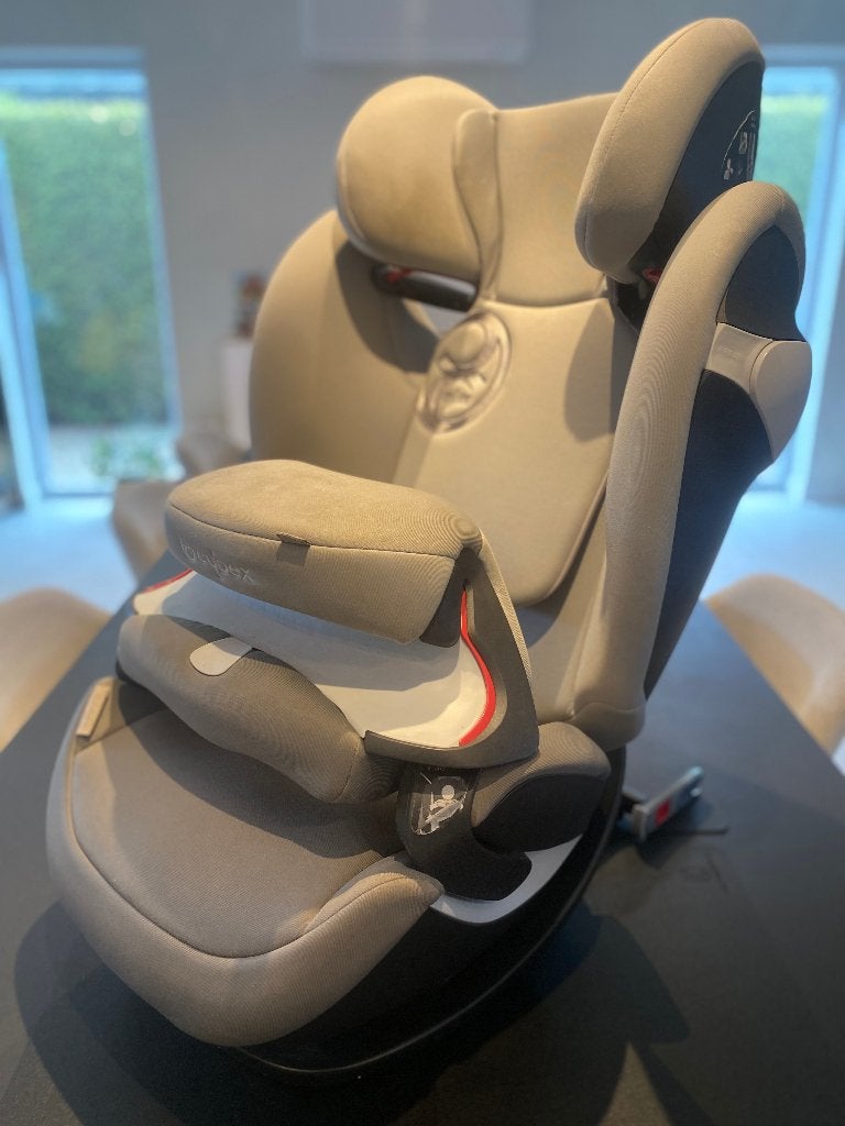 Cybex Pallas M-Fix Gold, Kinderen en Baby's, Autostoeltjes, Gebruikt, Afneembare rugleuning, 9 t/m 36 kg, Isofix