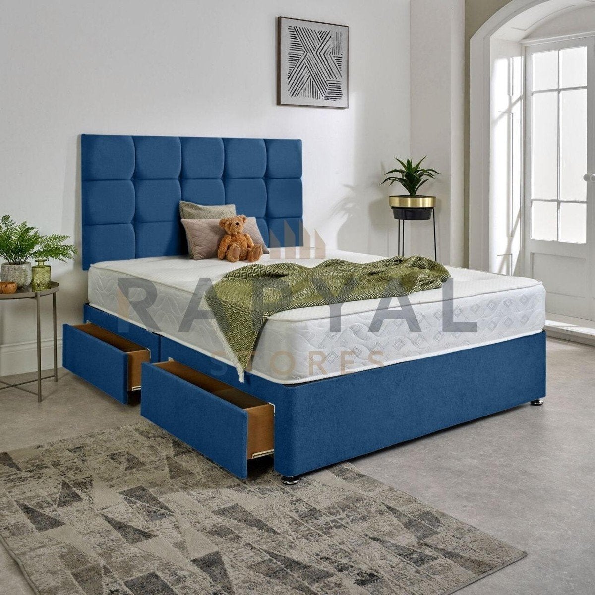 Prijs €360 Luxe divanbed met premium matras – compleet bed, Envoi, Matelas