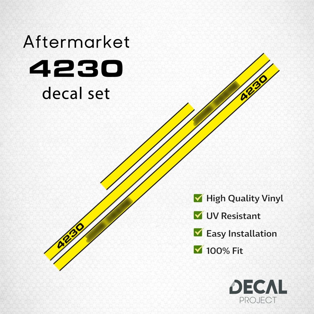 Autocollants de rechange John Deere 4230 - 4430, Envoi
