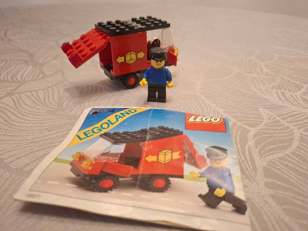 Vintage LEGO Legoland 6624 - Delivery Van (1983), Enlèvement ou Envoi, Lego, Ensemble complet, Utilisé