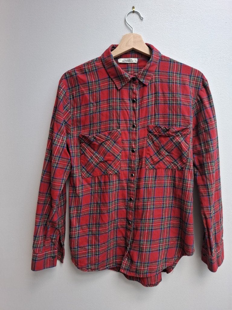 Pull&Bear shirt maat S, Pull & Bear, Ophalen of Verzenden, Maat 36 (S), Rood