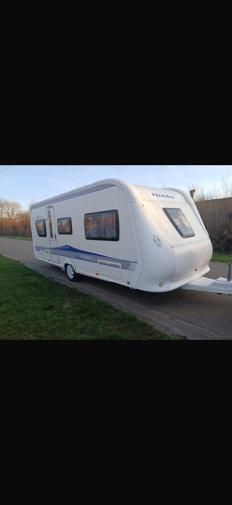 Hobby caravan, Caravans en Kamperen, Vast bed, Hobby, Airco, Particulier