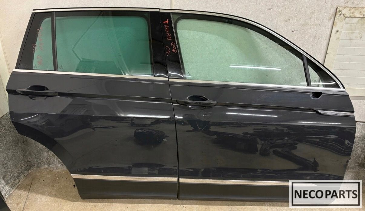 VW TIGUAN 5NA FACELIFT PORTIER DEUR VOOR ACHTER RECHTS, Gebruikt, Volkswagen, -, Ophalen of Verzenden