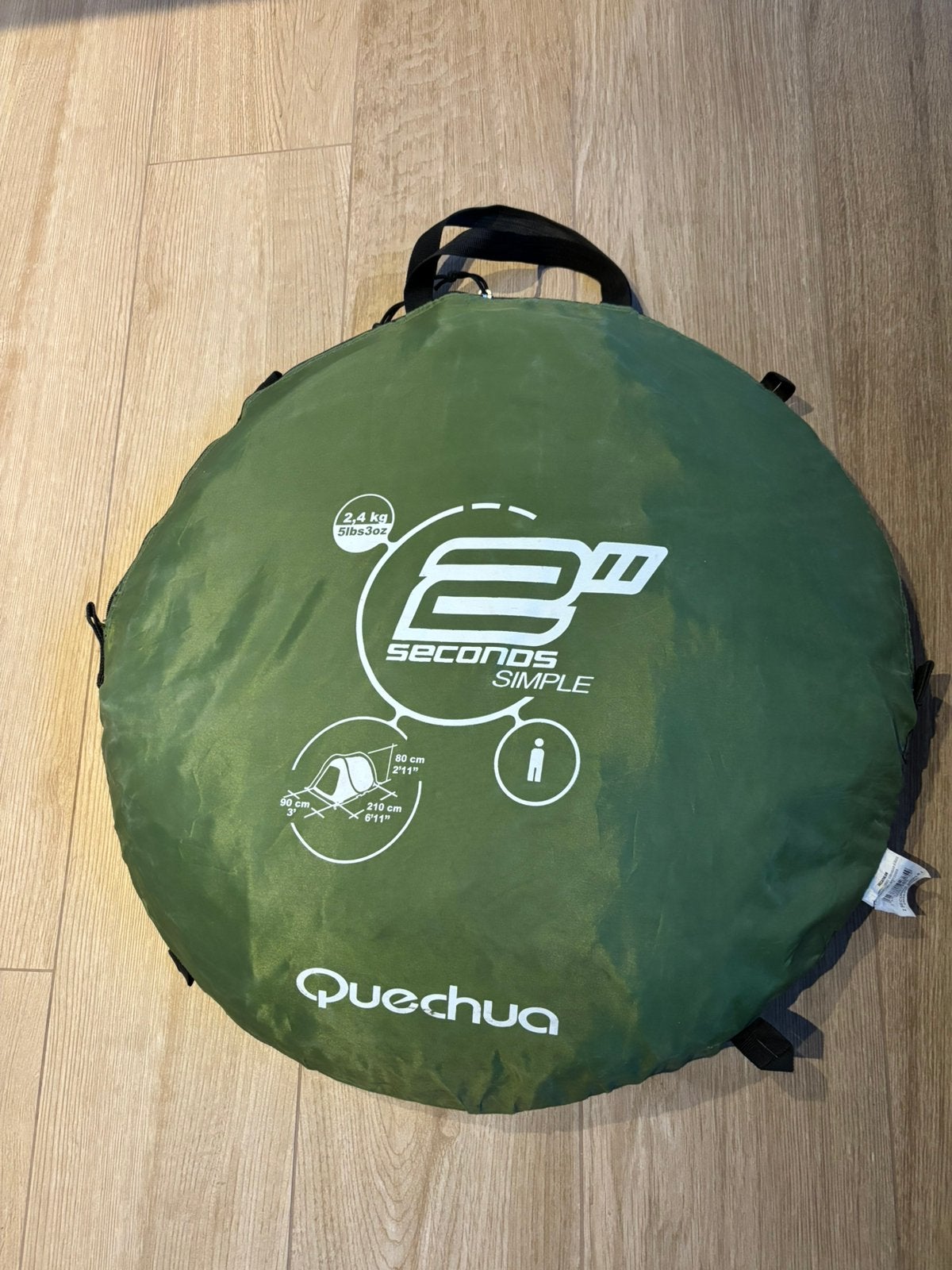 2 secondentent decathlon, Caravanes & Camping, Tentes, Enlèvement, Utilisé