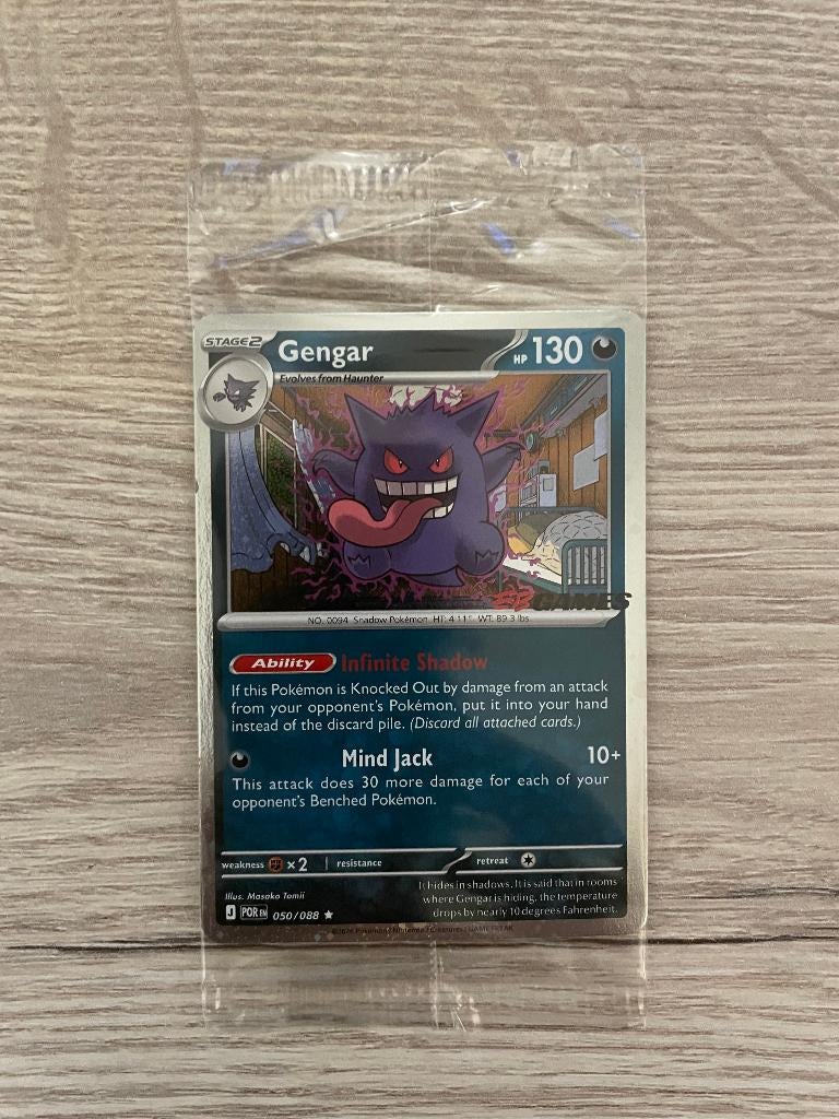 Gengar EB Games Promo Pokemon 050/088 - (xPOR) - sealed!, Enlèvement ou Envoi, Neuf, Cartes en vrac, Foil