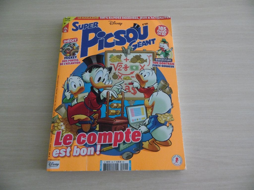 SUPER PICSOU GÉANT N°244, Livres, Enlèvement ou Envoi, Comme neuf, WALT DISNEY, Une BD