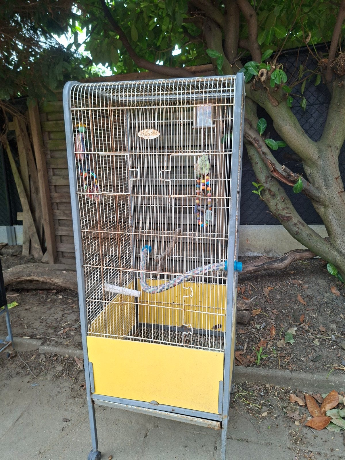 Praktische vogelkooi, Dieren en Toebehoren, Ophalen, Gebruikt, Vogelkooi
