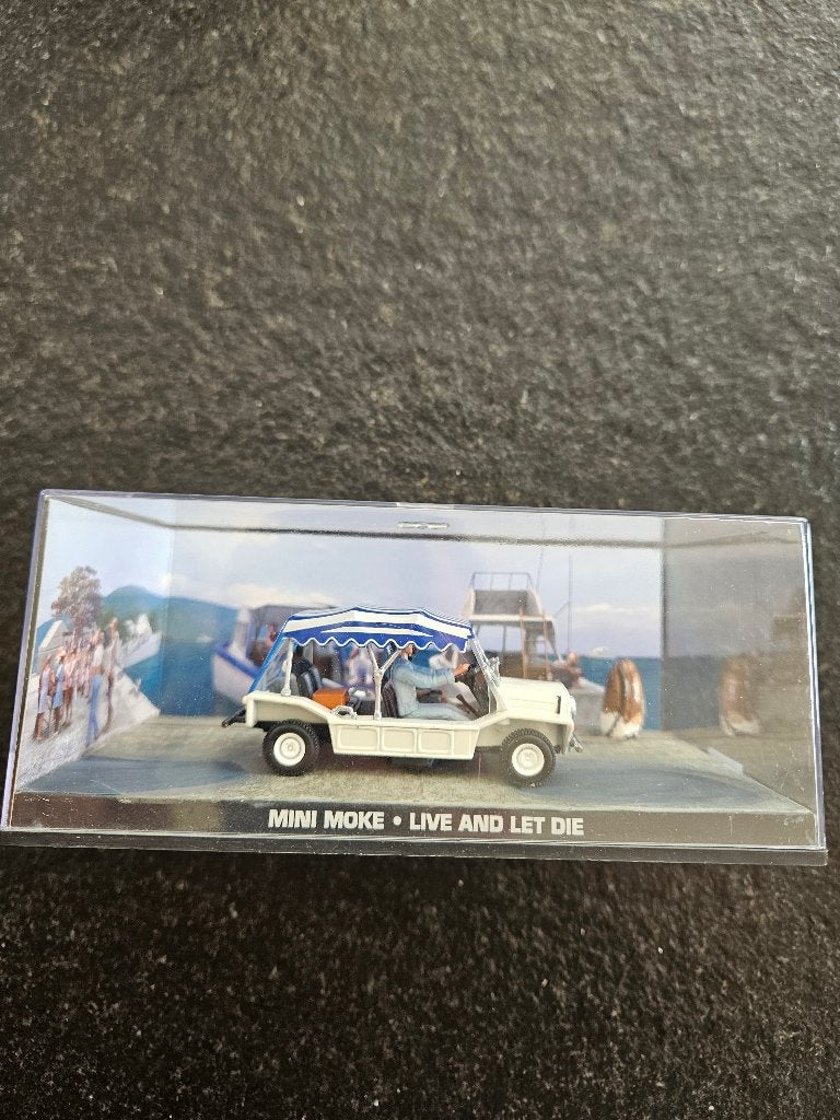 James bond Mini Moke, Hobby en Vrije tijd, Modelauto's | 1:43, Ophalen, Nieuw, Auto