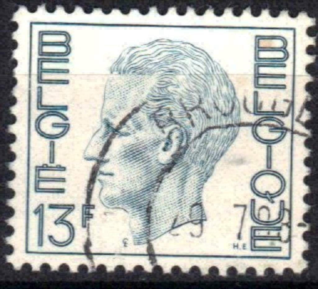 Belgique 1975 - Yvert/OBP 1747 - Roi Baudouin (ST), Timbres & Monnaies, Timbres | Europe | Belgique, Envoi, Affranchi, Oblitéré