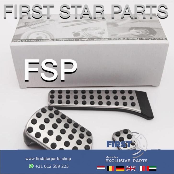 AMG pedalen set Mercedes W176 W246 W156 W204 W205 W212 W213, Auto diversen, Ophalen of Verzenden, -, -, -