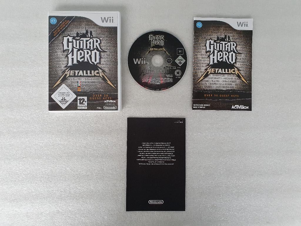 Nintendo Wii: Guiter Hero - Metallica, Enlèvement ou Envoi, Utilisé