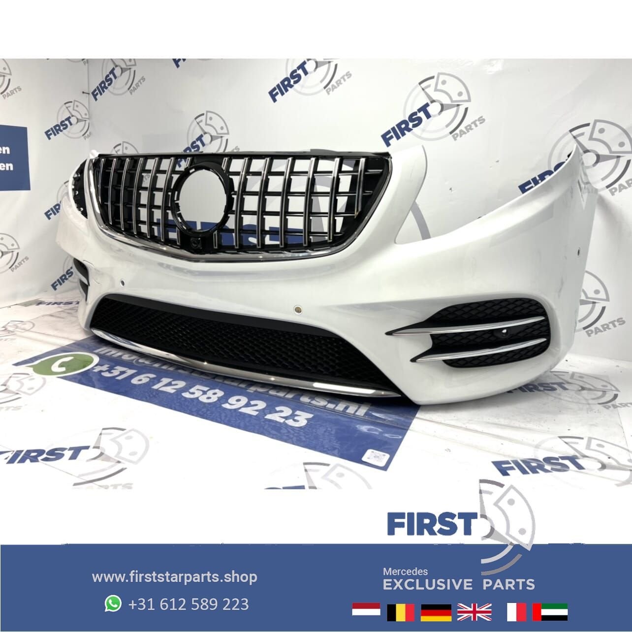 W447 AMG VOORBUMPER COMPLEET + PANAMERICANA GT GRILL ORIGINE, Utilisé, -, Avant, -