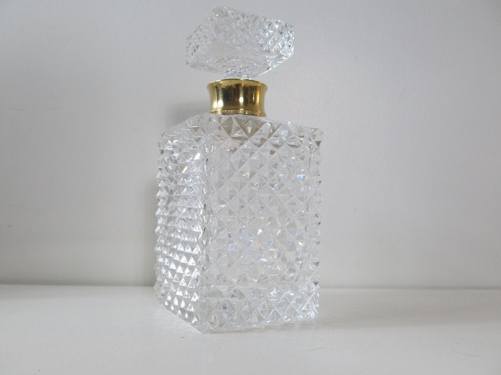 Carafe Crystal Whisky en argent avec col A925, Antiquités & Art, Enlèvement ou Envoi
