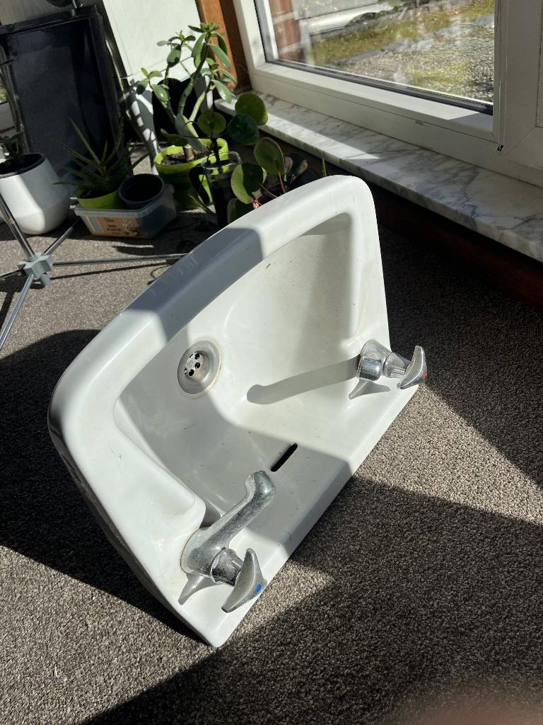 Wasbak, Doe-het-zelf en Bouw, Ophalen, Gebruikt, Wastafel