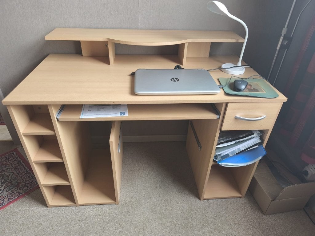 Bureau, Maison & Meubles, Bureaux, 120 cm, Enlèvement, Bois, 60 cm