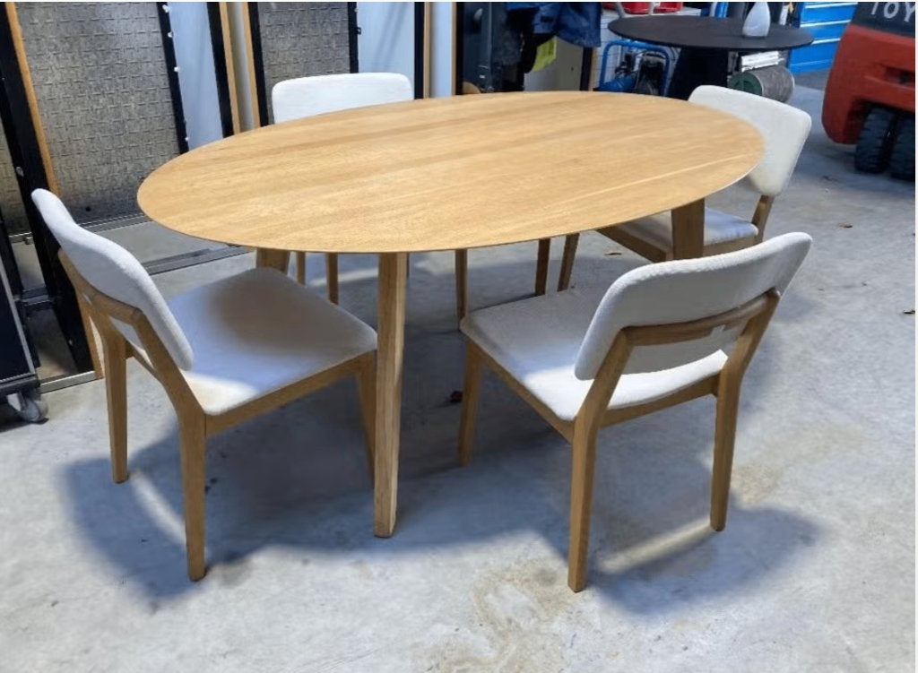 luxe design eettafel + stoelen sedit superioris, Huis en Inrichting, Ophalen, Gebruikt