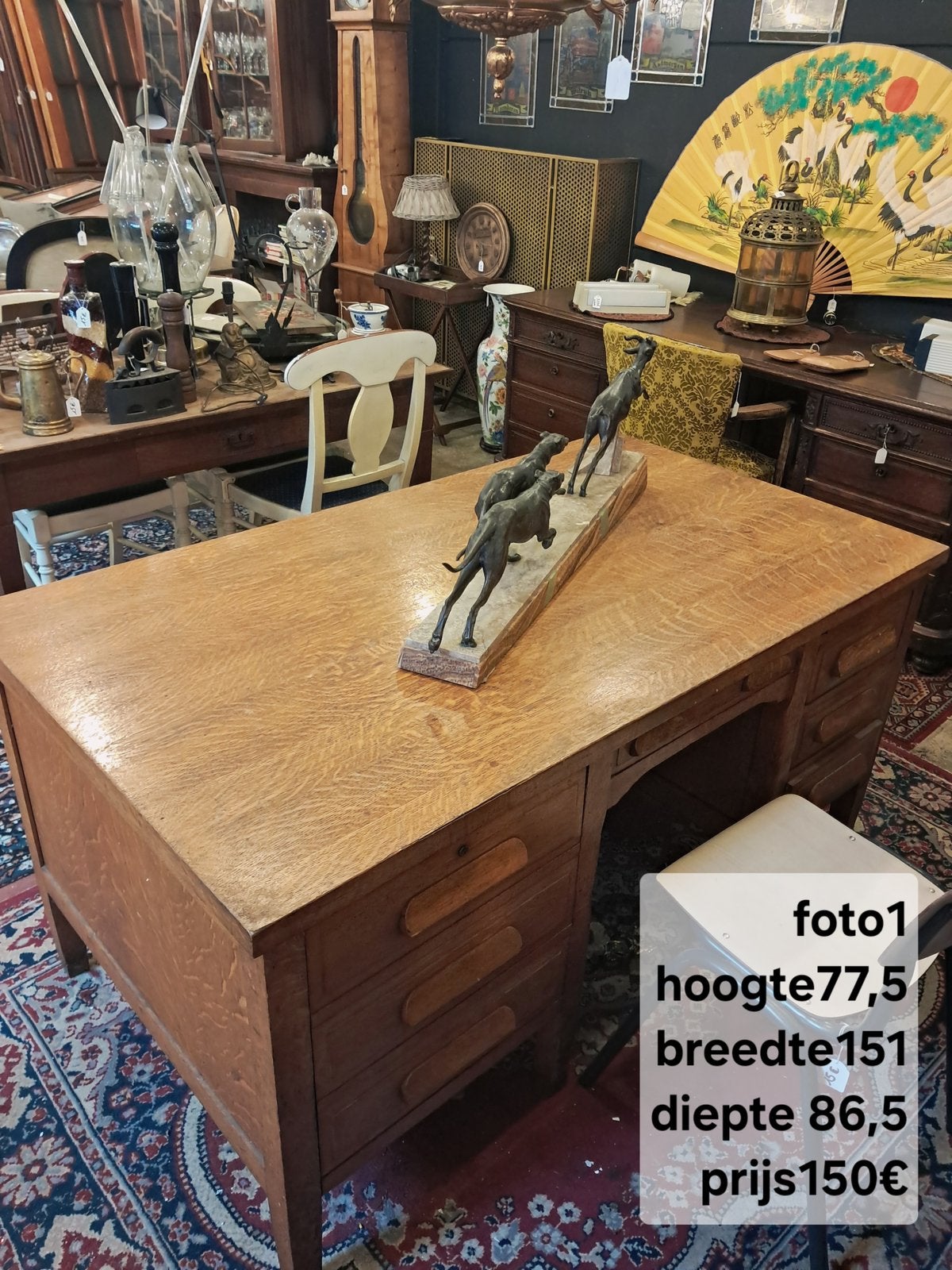 Massief houten tafels, salontafels & bureaus – vintage, Enlèvement