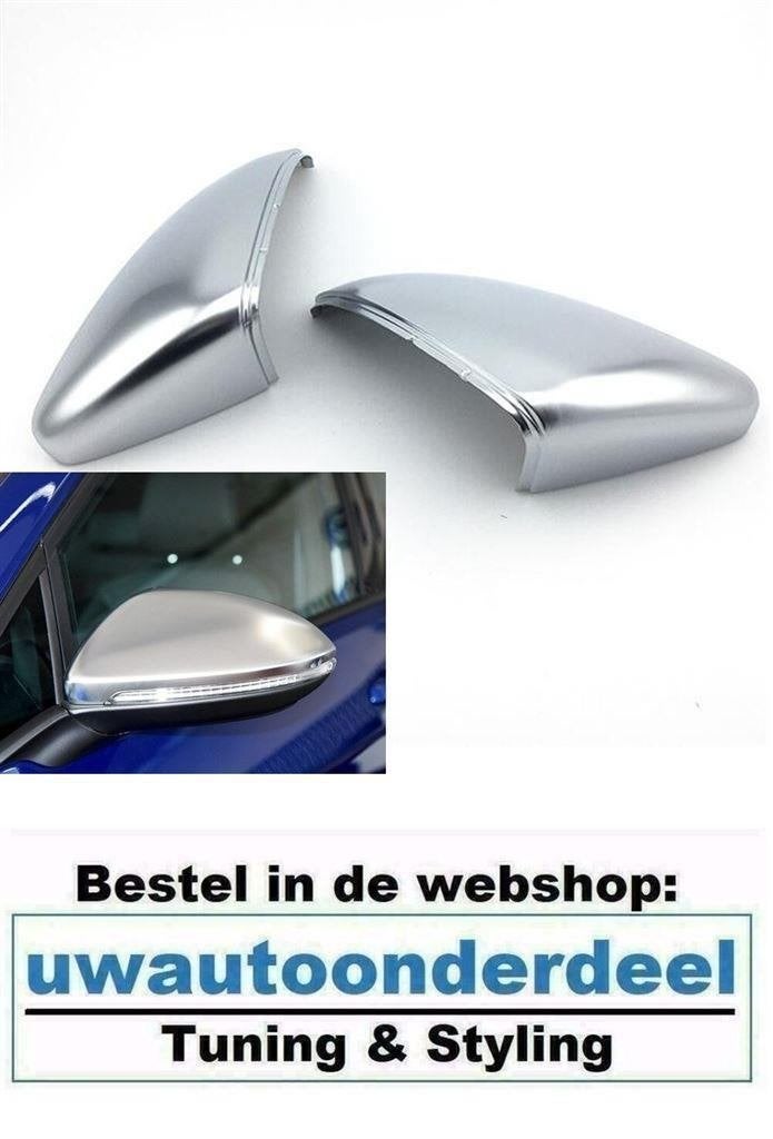 Mat Aluminium Spiegelkappen Geschikt Voor Vw Golf 7 GTI TDI, Verzenden