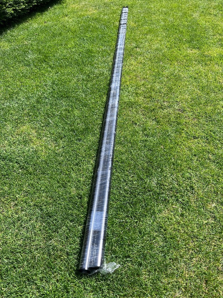 2 Zwarte metalen palen 4,8m, Tuin en Terras, Ophalen, Nieuw, 250 cm of meer, Palen