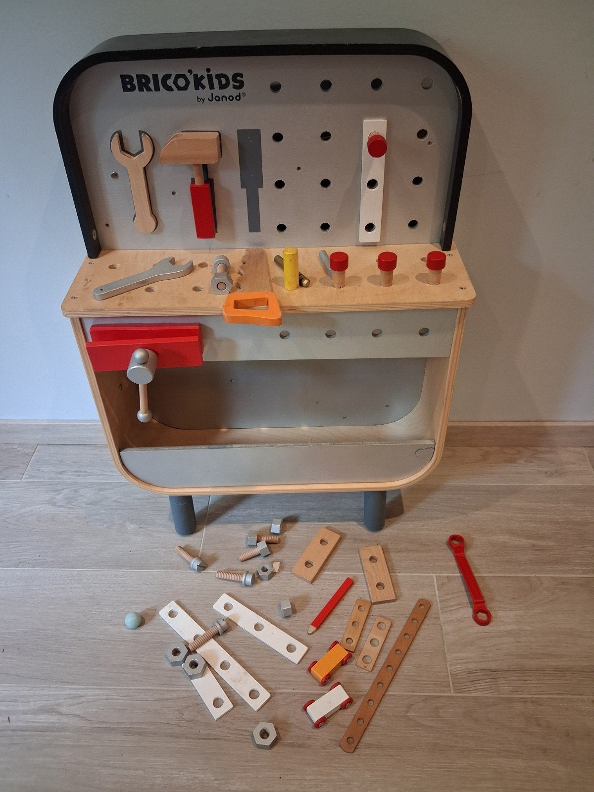 houten werkbank, Ophalen