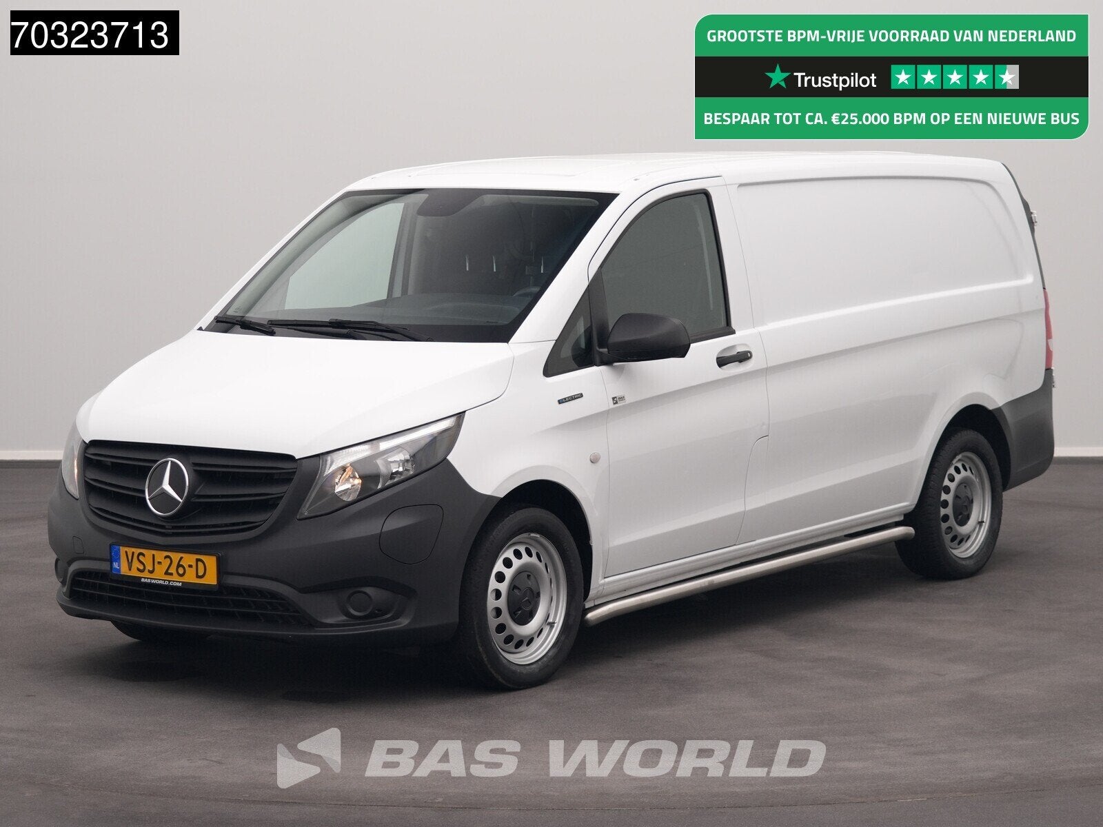 Mercedes eVito 112 Elektrisch 66kWh 256km WLTP L2H1 Airco Cr, Autos, Camionnettes & Utilitaires, Achat, Entreprise, 3 places, 116 ch