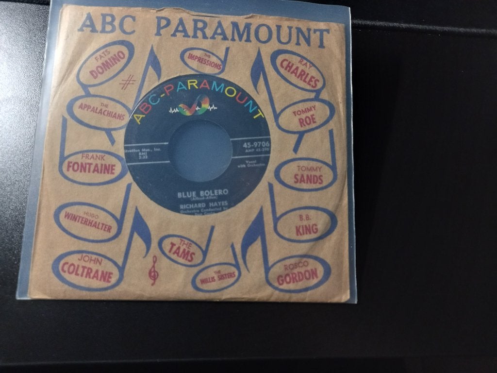 Richard Hayes - Blue Bolero '7 Popcorn, 7 inch, Ophalen of Verzenden, Pop, Overige typen