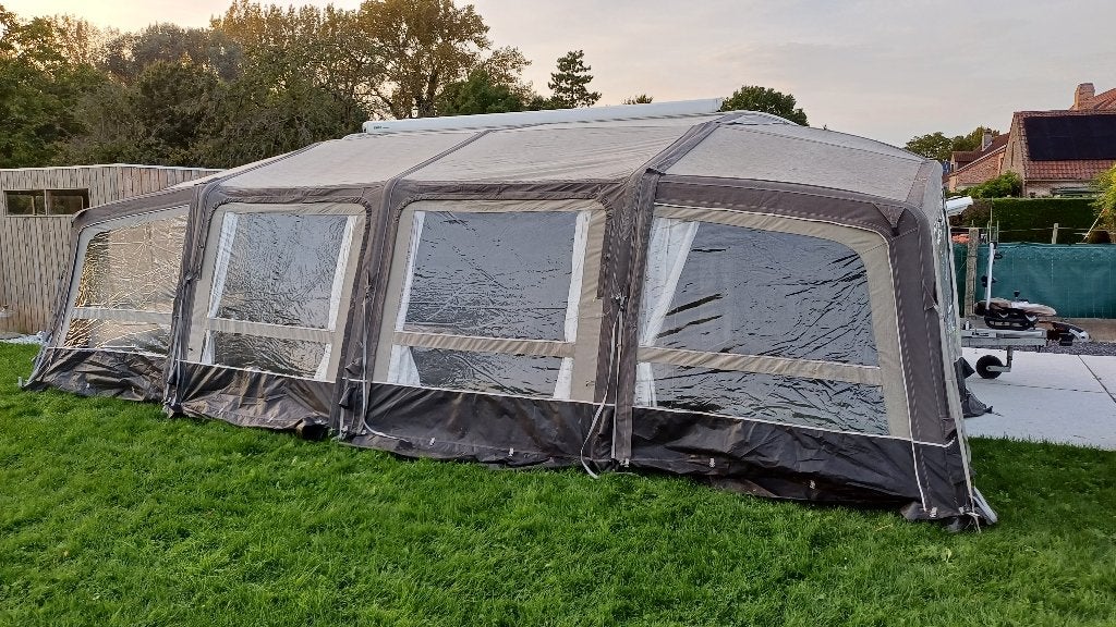 Kampa Grande AIR All Season 390, Caravans en Kamperen, Voortenten en Luifels, Ophalen, Gebruikt, Ten Cate All Season 240g/m2, Kampa Dometic