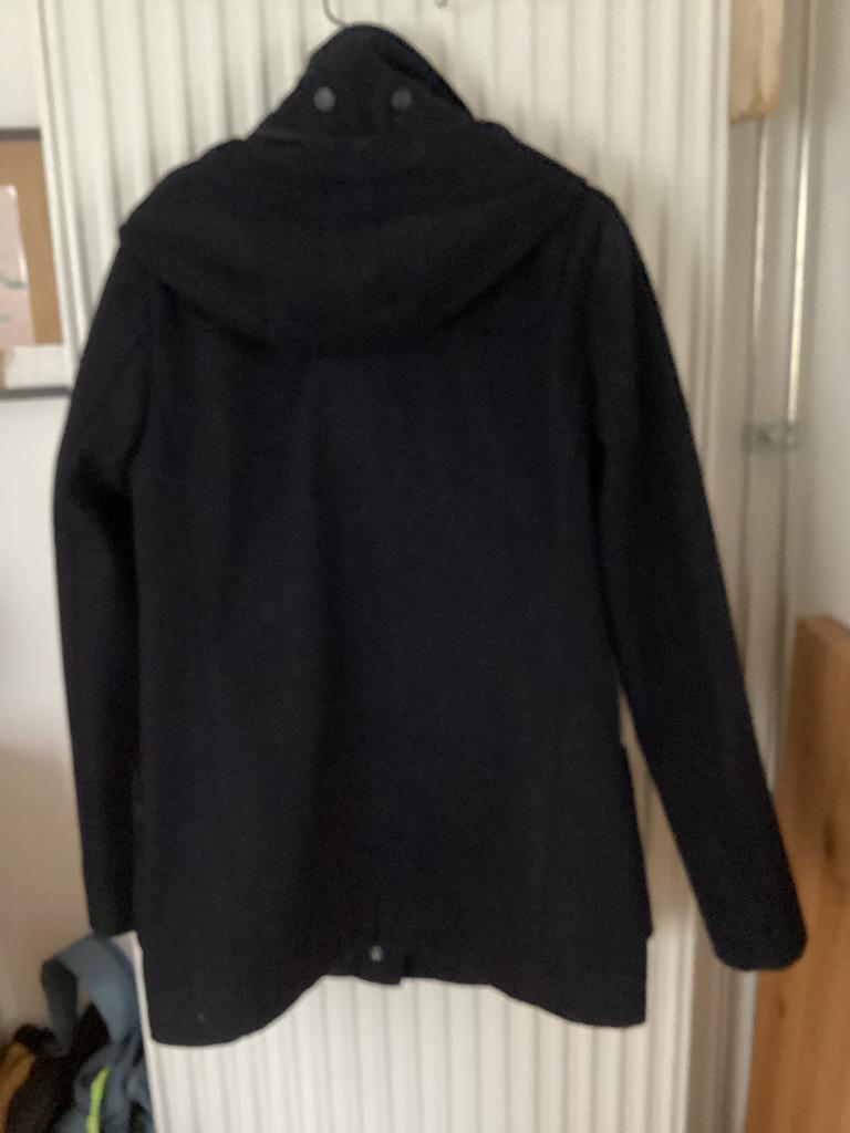 Duffel-coat, Kleding | Dames, Ophalen, Zo goed als nieuw, Maat 38/40 (M), Blauw