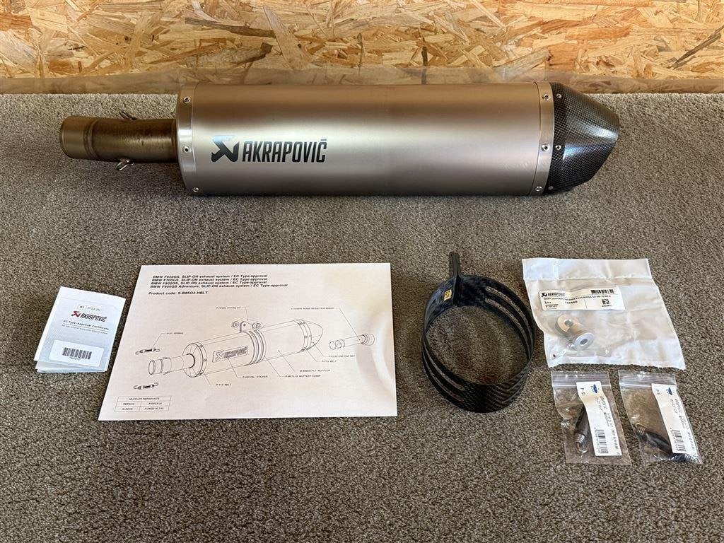 Akrapovic uitlaat demper BMW F650GS F700GS F800GS 2008-2016, Verzenden, Gebruikt