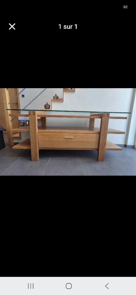 Meuble TV ou d'entrée, Maison & Meubles, Moins de 100 cm, 100 à 150 cm, Enlèvement, Utilisé
