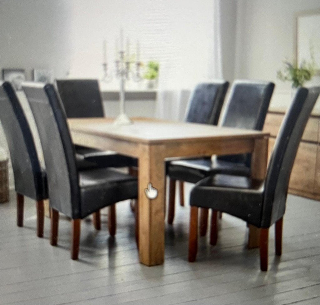 Eettafel 90x160, Huis en Inrichting, Ophalen, Eikenhout, Zo goed als nieuw, Vijf personen of meer