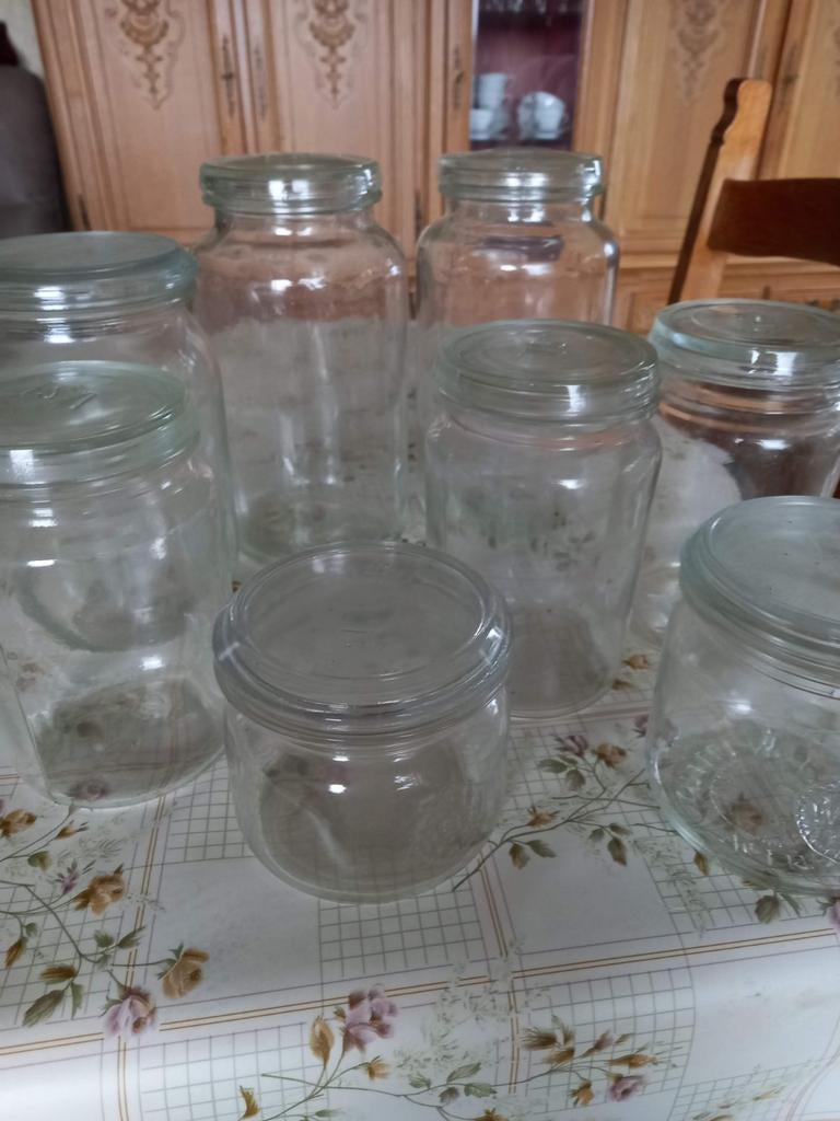 Bocaux à stériliser., Enlèvement