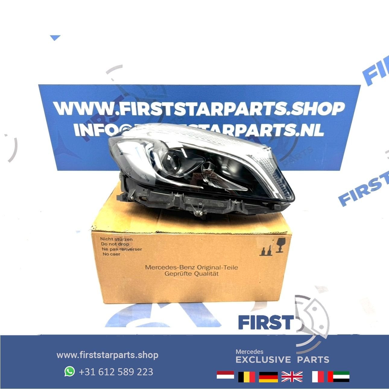 W176 FACELIFT LED KOPLAMP RECHTS A45 AMG Mercedes A Klasse H, Gebruikt, -, Ophalen of Verzenden, -