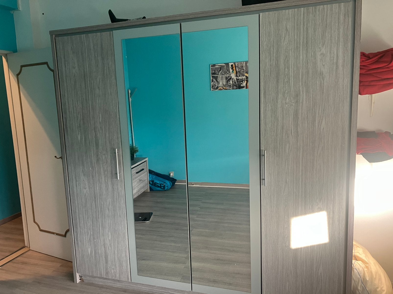 Ruime kleerkast, Ophalen, Met deur(en), 200 cm of meer, Zo goed als nieuw