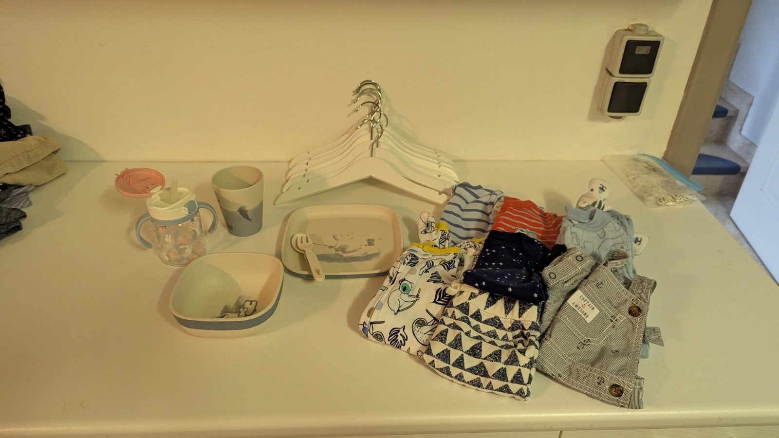 babyspullen lot 0–6 maanden + eetset, Ophalen