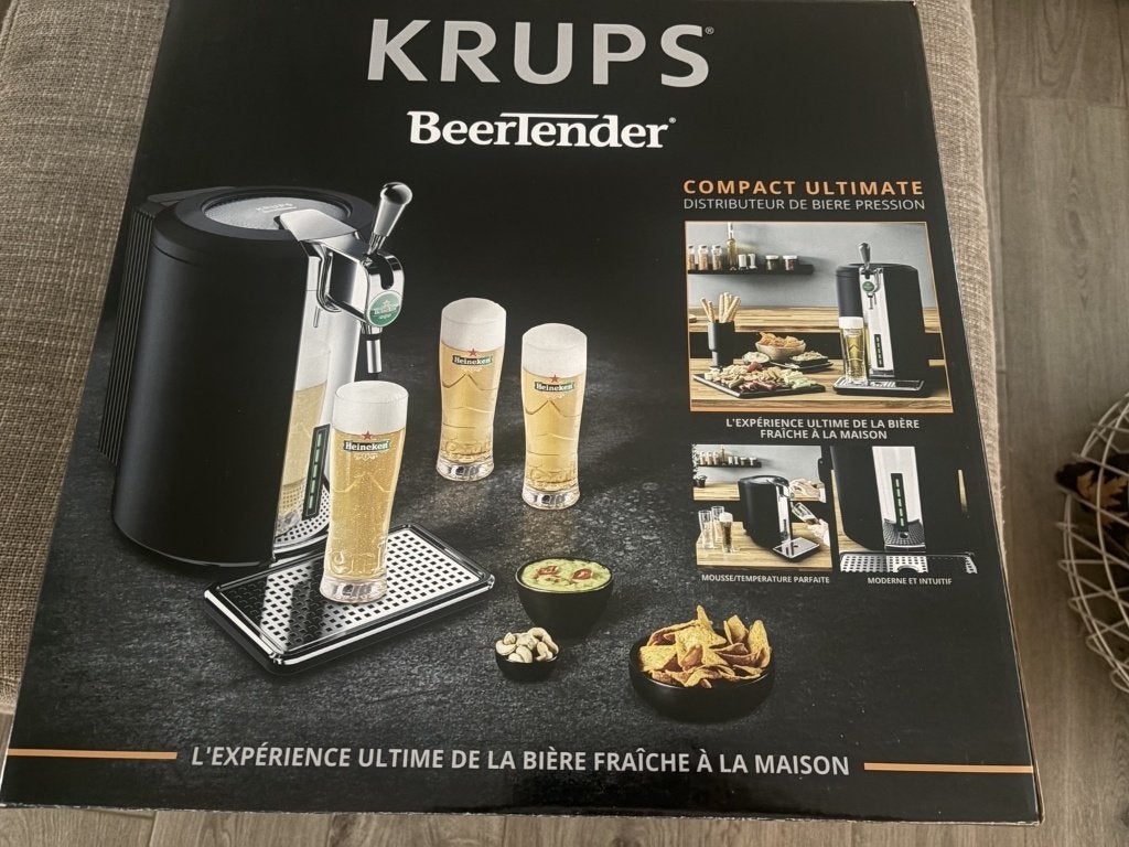 NOUVEAU — Robinet à bière Krups BeerTender 5L — non ouvert, Enlèvement, Neuf, Krups