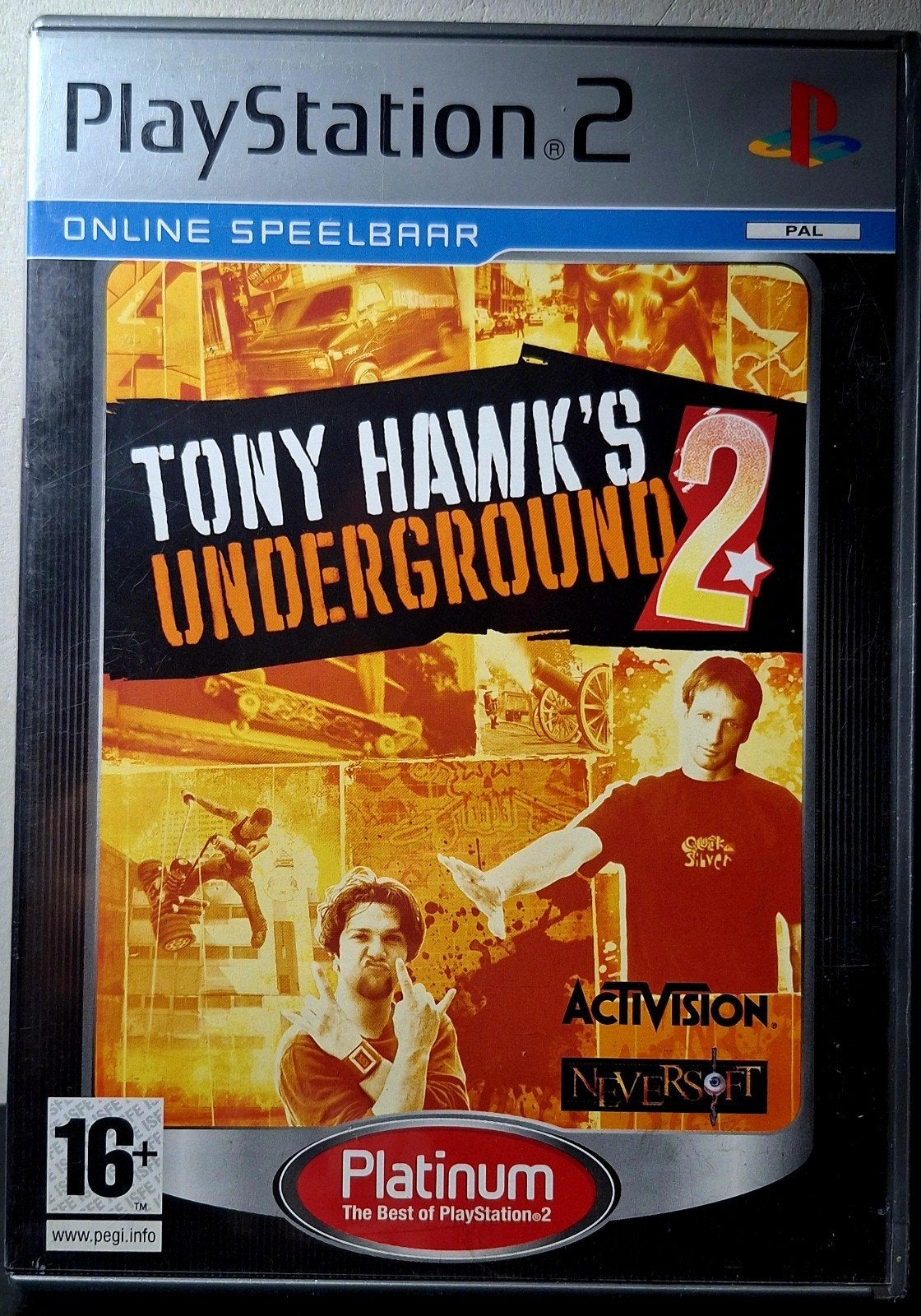 PS2 Tony Hawk's Underground 2, Ophalen of Verzenden, Zo goed als nieuw, Vanaf 16 jaar