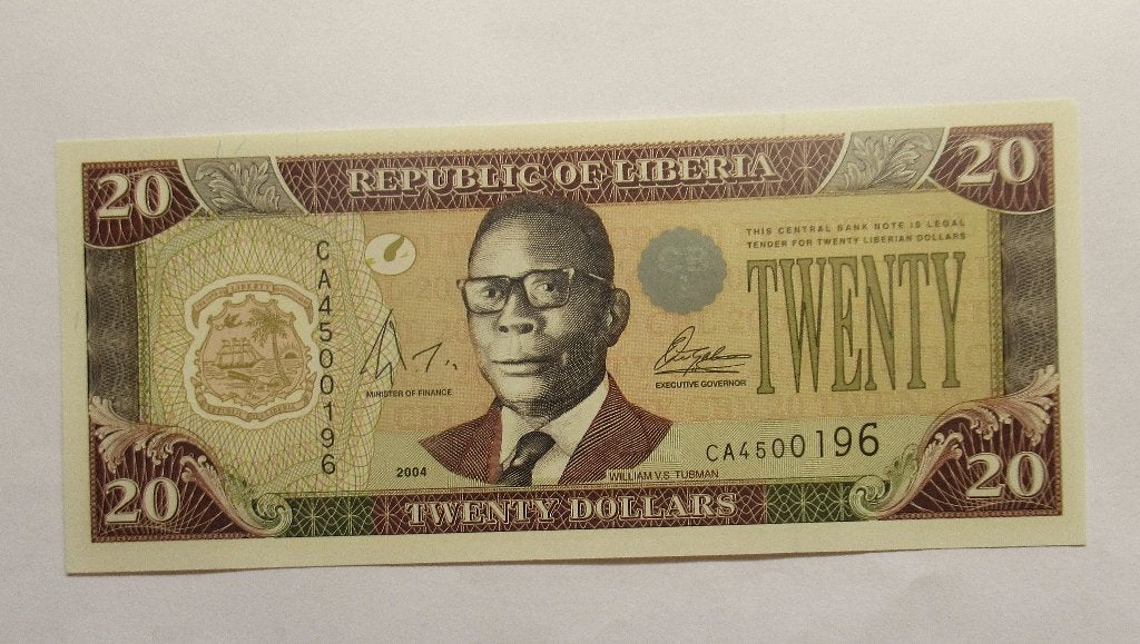 Liberia 20 Dollars  2004, Timbres & Monnaies, Envoi