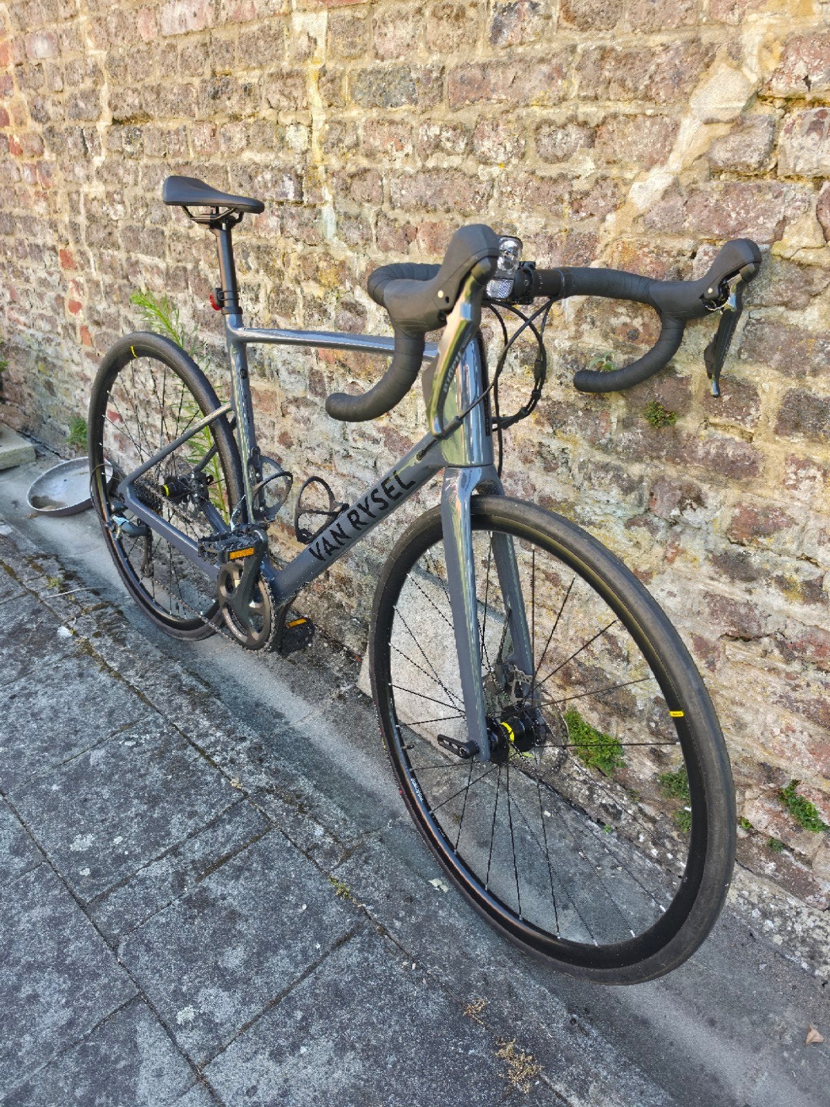 Van Rysel NCR CF Tiagra grijze fiets, Fietsen en Brommers, Overige merken, Carbon, Heren, Nieuw