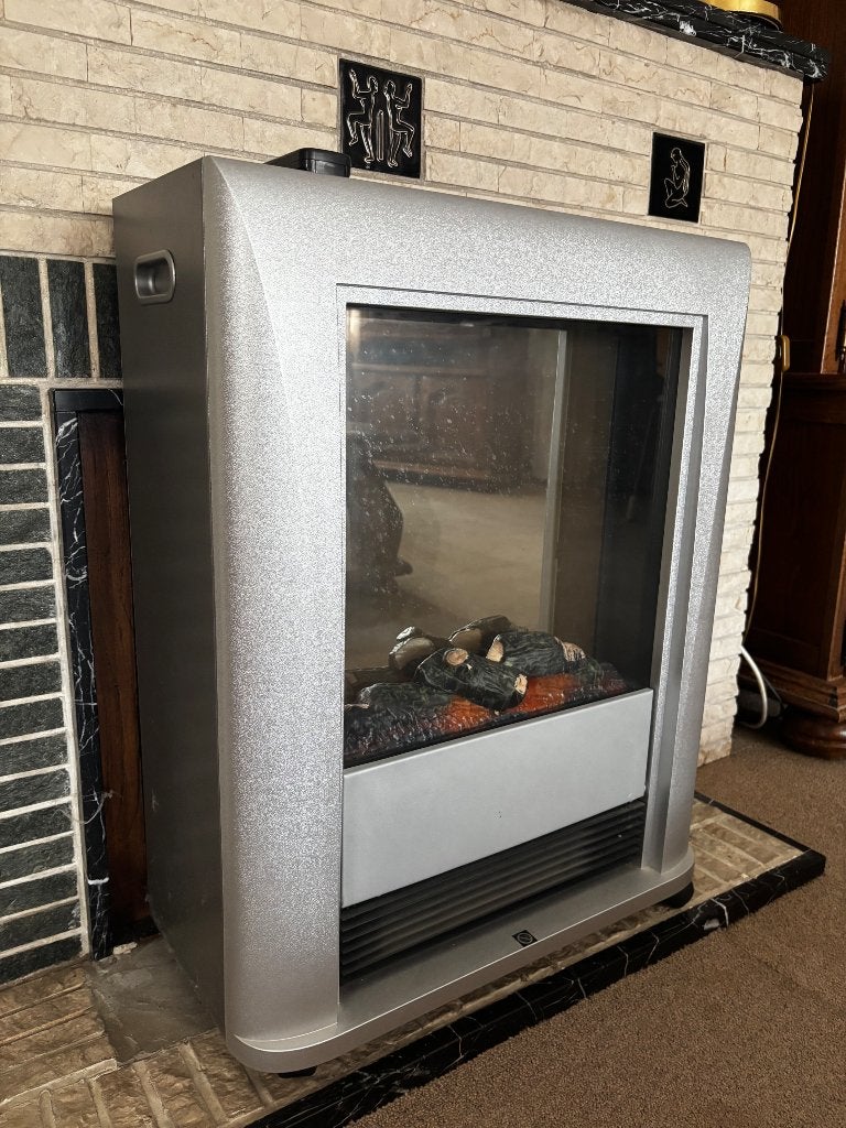 Elektrisch vuur met afstandsbediening, Maison & Meubles, Poêles, Enlèvement, Utilisé, Autres types, Autoportant
