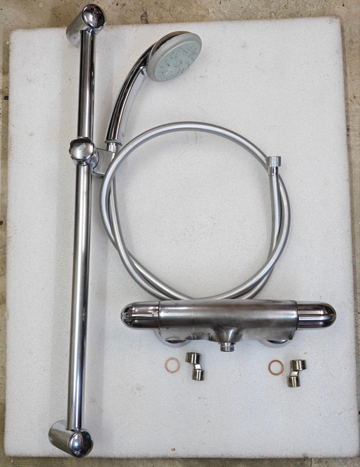 Robinet mitigeur thermostatique de douche GROHE +accessoires, Bricolage & Construction, Enlèvement, Douche