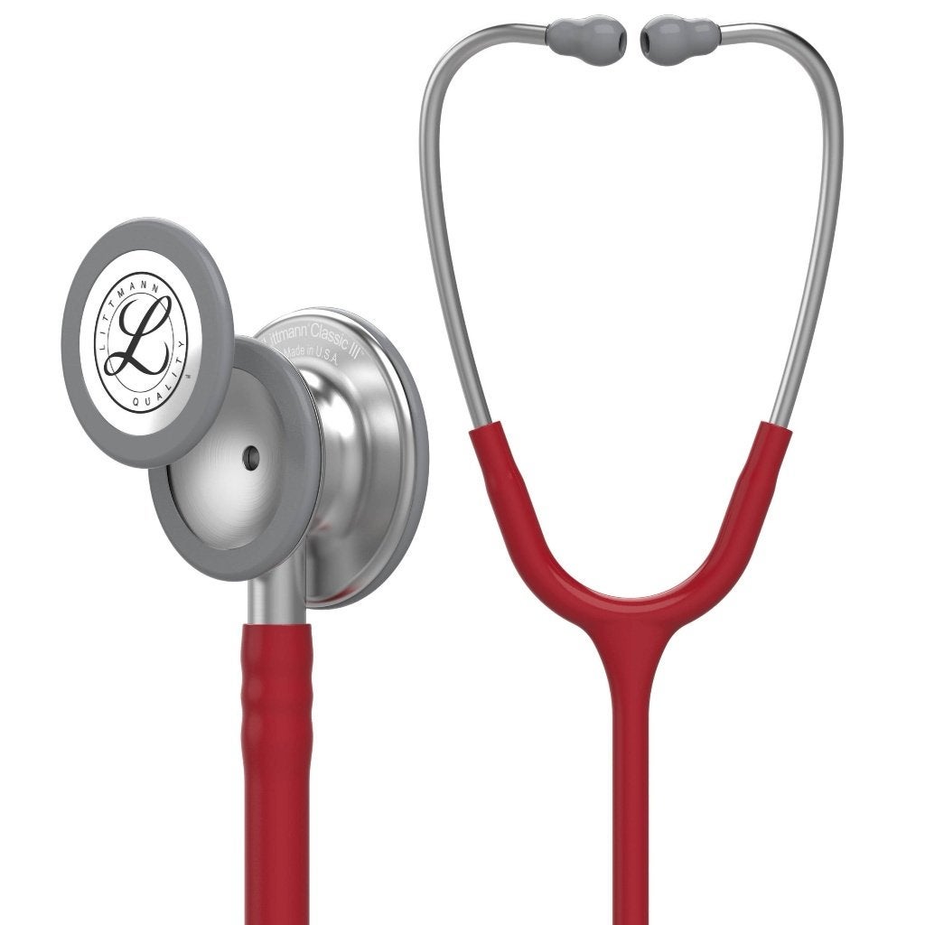Stéthoscope Littmann Classic III 5627 Bordeaux Professionnel, Divers, Matériel Infirmier, Envoi, Neuf