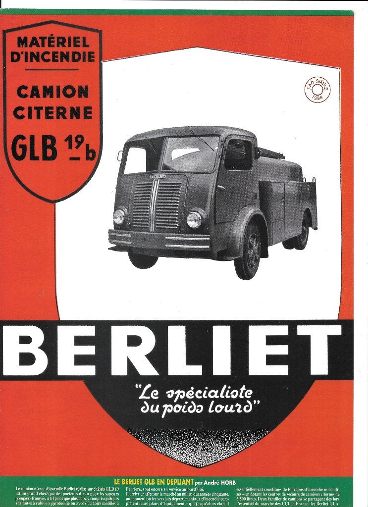 BERLIET vintage, Ophalen of Verzenden, Zo goed als nieuw, Overige merken