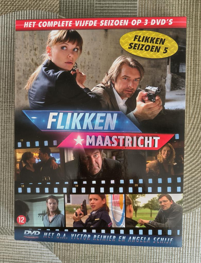 dvd Flikken Maastricht seizoen 5, Cd's en Dvd's, Ophalen, Gebruikt, Boxset, Actie en Avontuur