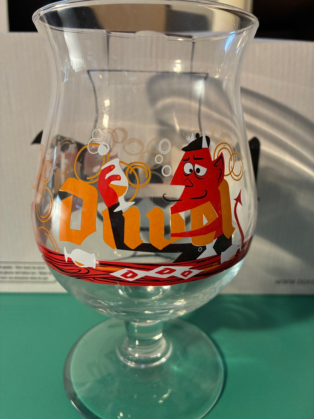Lézard diabolique clignotant 2019, Enlèvement ou Envoi, Neuf, Verre ou Verres, Duvel