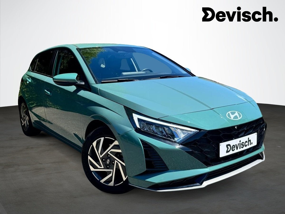 Hyundai i20 LIMITED EDITION A7 (bj 2025, automaat), Auto's, Stof, Gebruikt, Zwart, Bedrijf