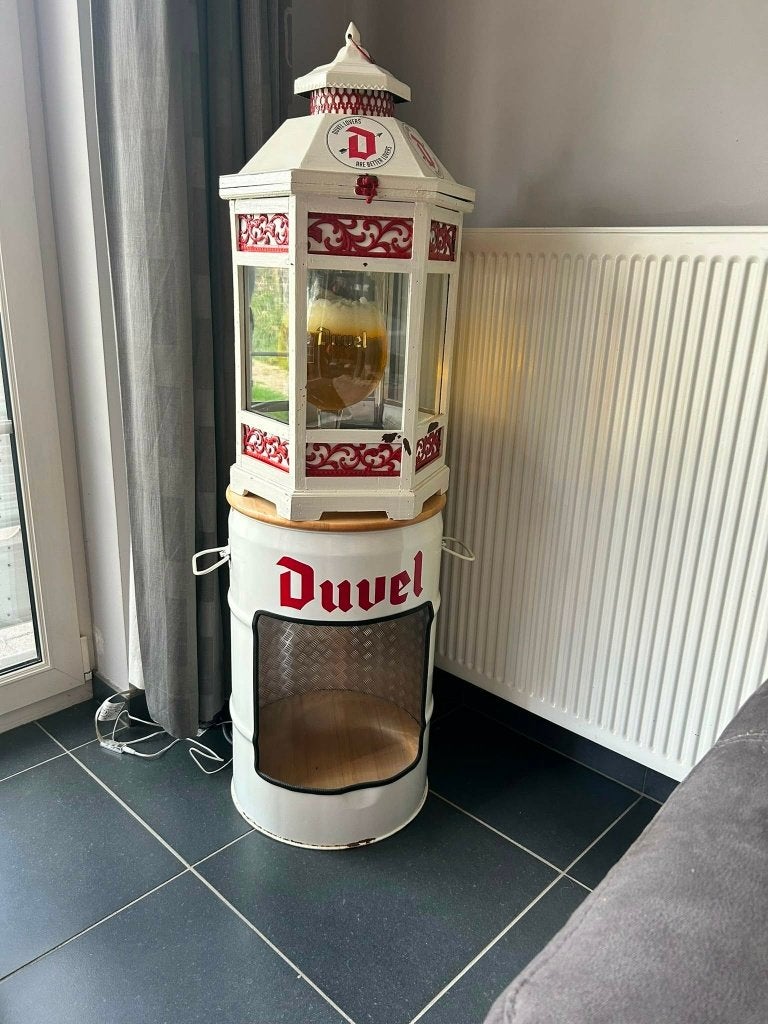 Duvel lantaren-verlichting, Verzamelen, Biermerken, Ophalen, Zo goed als nieuw, Overige typen, Duvel