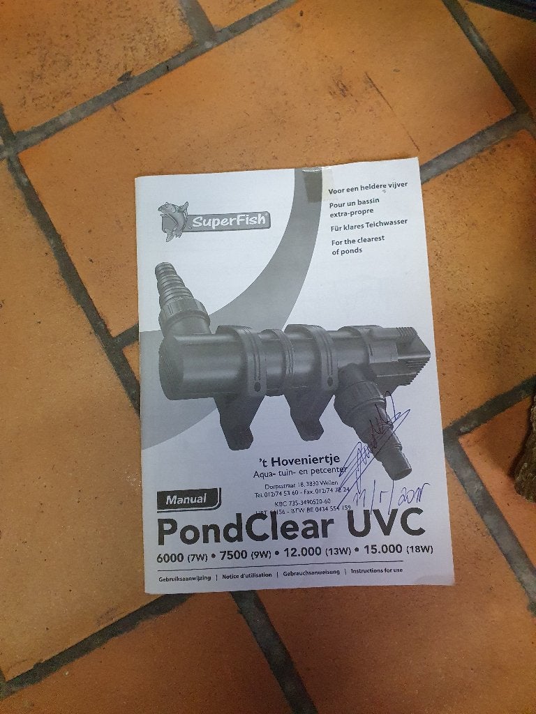 vijver pond clear UVC 7500, Tuin en Terras, Vijver-toebehoren, Ophalen, Gebruikt, Overige typen