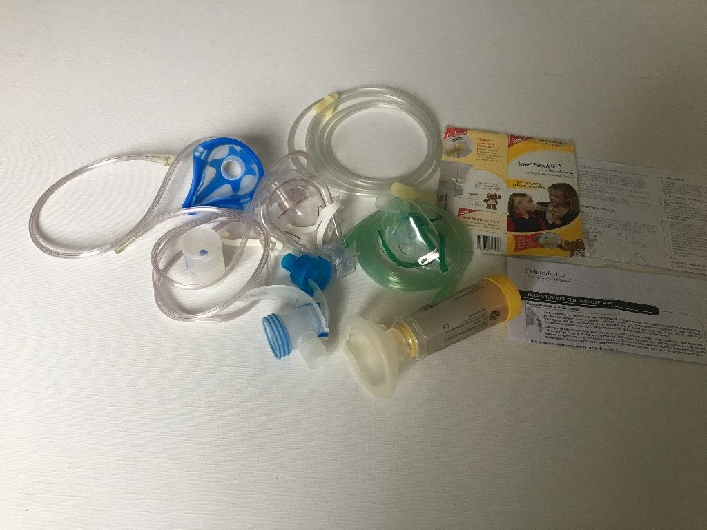 aerosolinhaler, vernevelaarsset voor bab's en peuters, Enfants & Bébés, Bains & Soins, Enlèvement ou Envoi, Comme neuf, Autres types